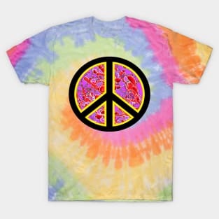 peace pink pop art 1 T-Shirt